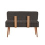 Hanah Home Vina 1053 - 2 Banco Pino Atlántico y Antracita 110x82.5x40 cm